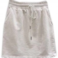 SKSPS004 custom-made summer new solid color elastic high waist skirt women casual sports wind skirt slim sports leisure polo